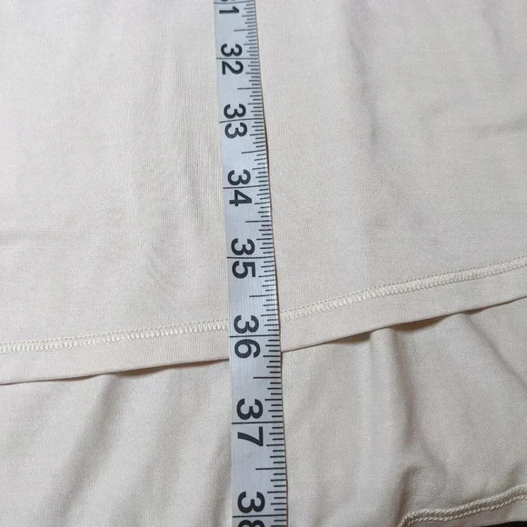 Lululemon Soft Midi White Dress High Side Slits Size 6 - Picture 5 of 7